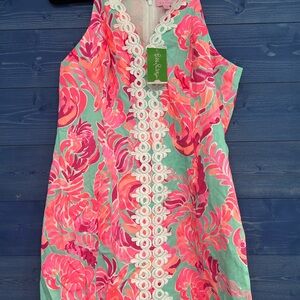 Lilly Pulitzer Multi Shift poolside blue love birds